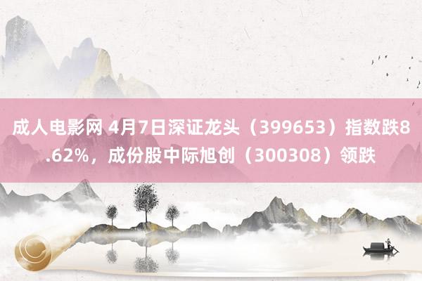 成人电影网 4月7日深证龙头（399653）指数跌8.62%，成份股中际旭创（300308）领跌